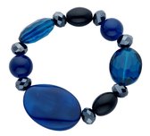 Bracelet Behave Stretch avec pierre naturelle et perles facettées