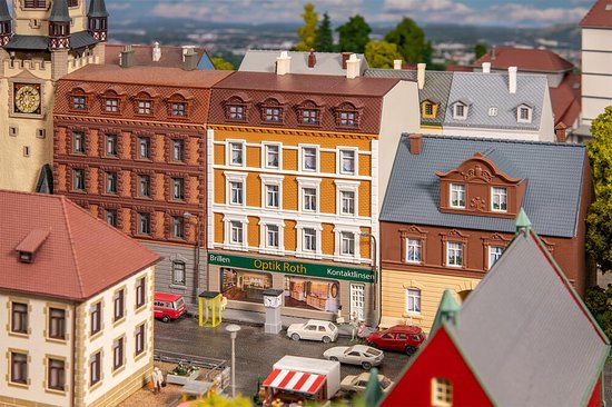FALLER - Kit Edificio In Scala 1/160 'STADSWONING Optik ROTH' – Modellismo Ferroviario, Paesaggio Urbano - 4
