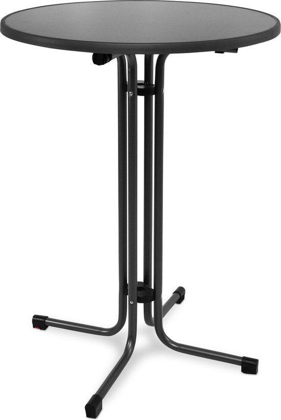 Ronde statafel Livia natura/wit