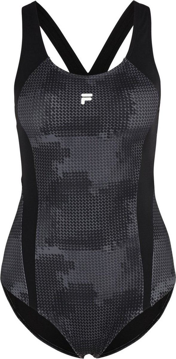 Fila damesbadpak Sanya AOP Swimsuit Pills Camo AOP-L Multicolor