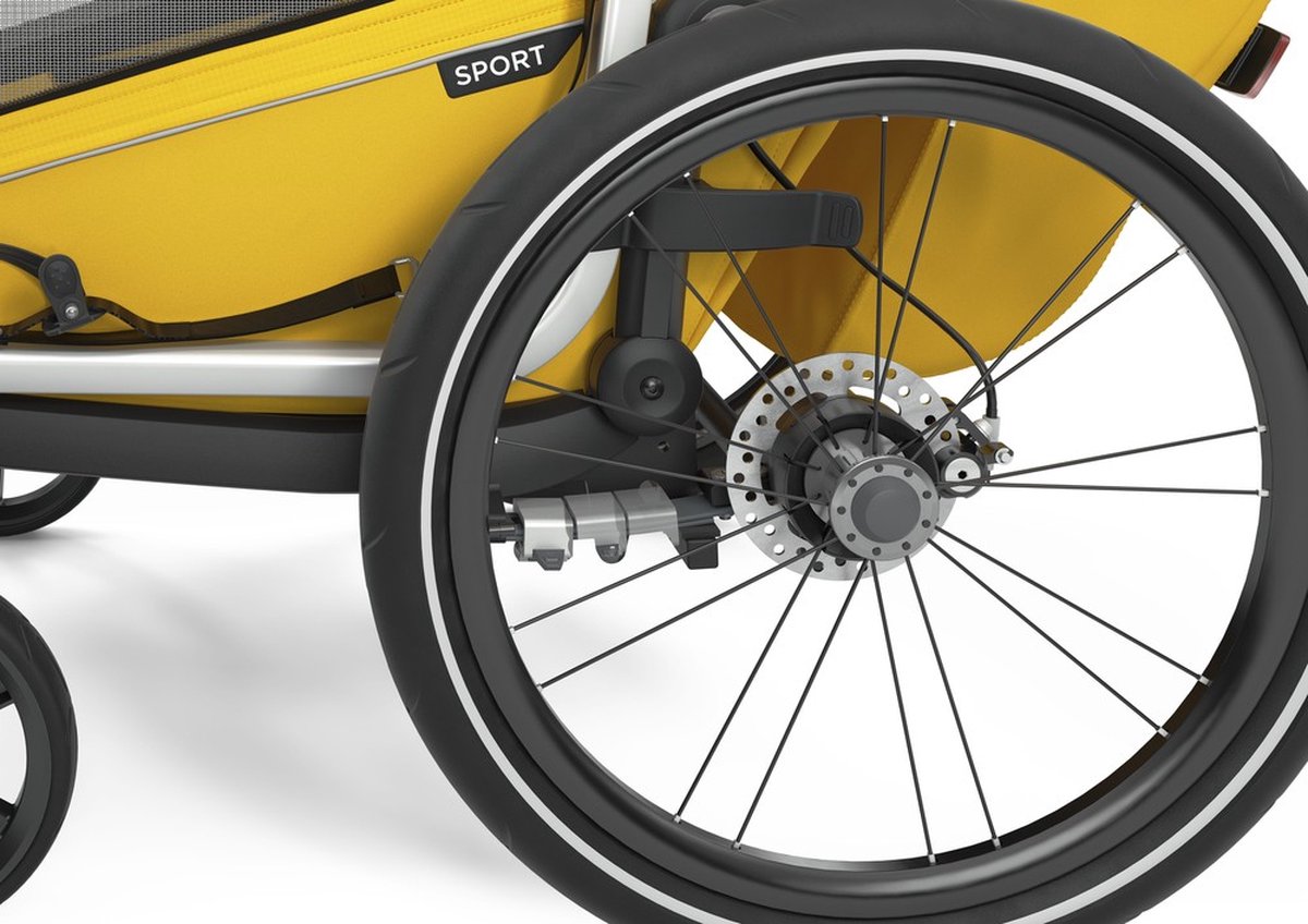 Chariot, Remorque-Vélo & Jogger Sport 2 Black/Spectra Yellow Thule