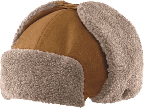 Bonnet d'hiver pour hommes Carhartt - RAIN DEFENDER® CANVAS TRAPPER HAT