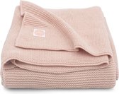 Basic Knit Cradle deken, 100 cm lang x 75 cm breed, lichtroze