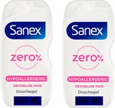 Bol.com Sanex Douchegel Zero Hypo Allegeen - Duopak 2 x 500 ml aanbieding