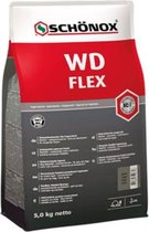 Schonox Wd Flex Waterafstotende Flexibele Cementvoeg Zilvergrijs 5kg