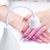 Lampe à ongles UV LED - Sèche-ongles pour vernis à ongles ordinaire - Manucure - Lampe à ongles LED Mini portable - Sèche-ongles à machine LED - Rotatif à 360° - Photopolymérisation
