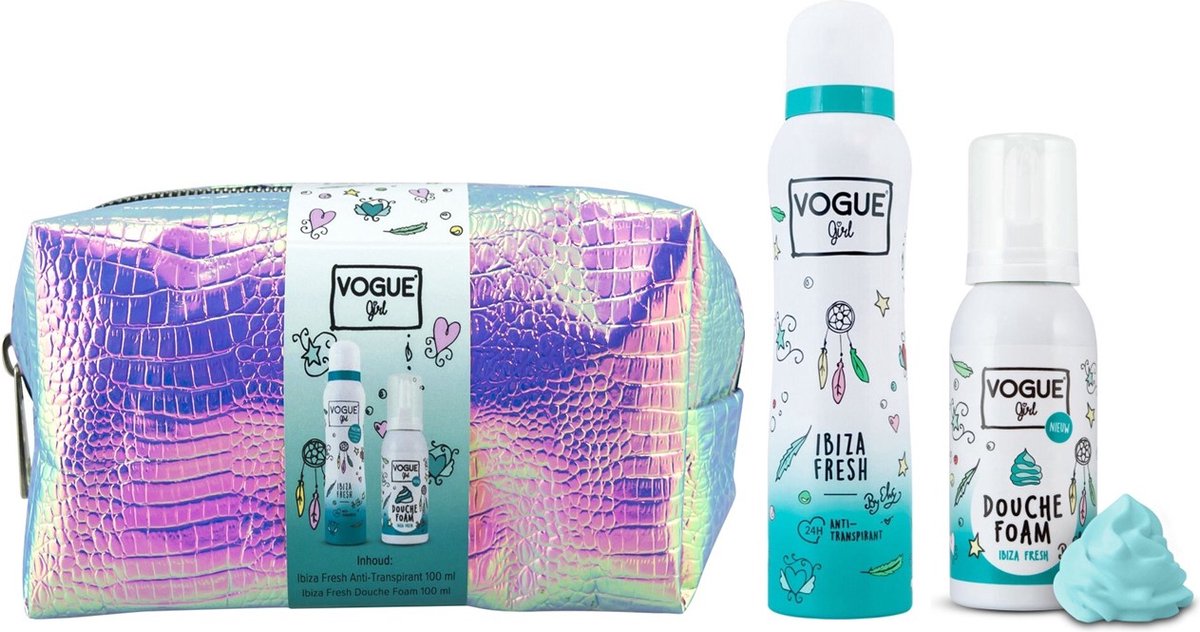 Goedkoopste Vogue Geschenkset - Girl biza Fresh - met Toilettas