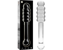 NEBULA SERIES BY IBIZA™ - MODEL 20 DILDO BOROSILICATE GLASS 20.5 X 3 CM CLEAR