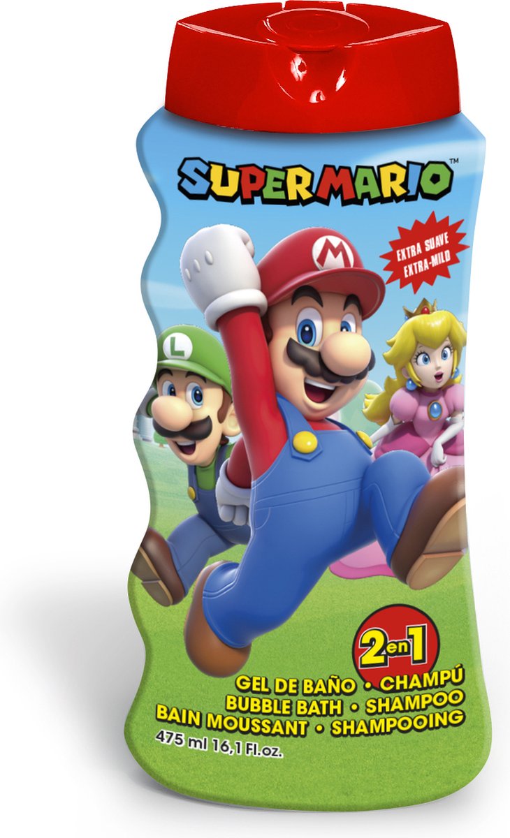 Super Mario bad en doucheshampoo 475 ml
