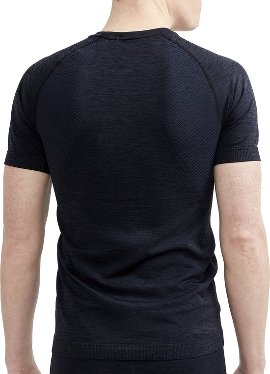 CRAFT CORE DRY ACTIVE COMFORT SS M Heren Thermoshirt - Zwart van Craft Core Dry — afbeelding 5
