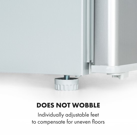 Klarstein Koelkast Delaware 75L - Mini-Koelkast met Vriesvak 4L - Compressorkoeling voor Keuken voor Kantoor - LED Schappen - Compact Koelkast Vrijstaande Koelkast Kleine Koelkast Fridge - voor Kleine Huishoudens voor Studentenkamer van Klarstein — afbeelding 5