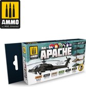 AMMO MIG 7253 AH64 Apache - Acryl Set Verf set
