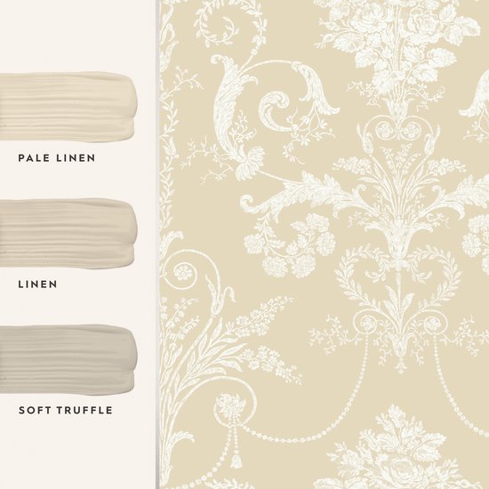 Laura Ashley - Papier peint intissé - Lin Josette - Papier peint non tissé