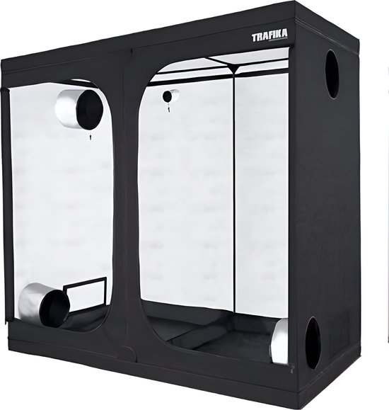 Zelsius MyHomeGrow Tent Grow Tent, Indoor Kweekkamer, Donkere Kamer Plantentent Broeikas 200 X 200 Cm Grijs 992874886