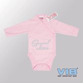 VIB® - Rompertje Luxe Katoen - Special Edition (Roze) - Babykleertjes - Baby cadeau