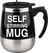 Livano Self Stirring Mug - Elektrische Beker - Zelfroerende Mok - Zelfroerende Beker - Cup - Koffie - Zwart