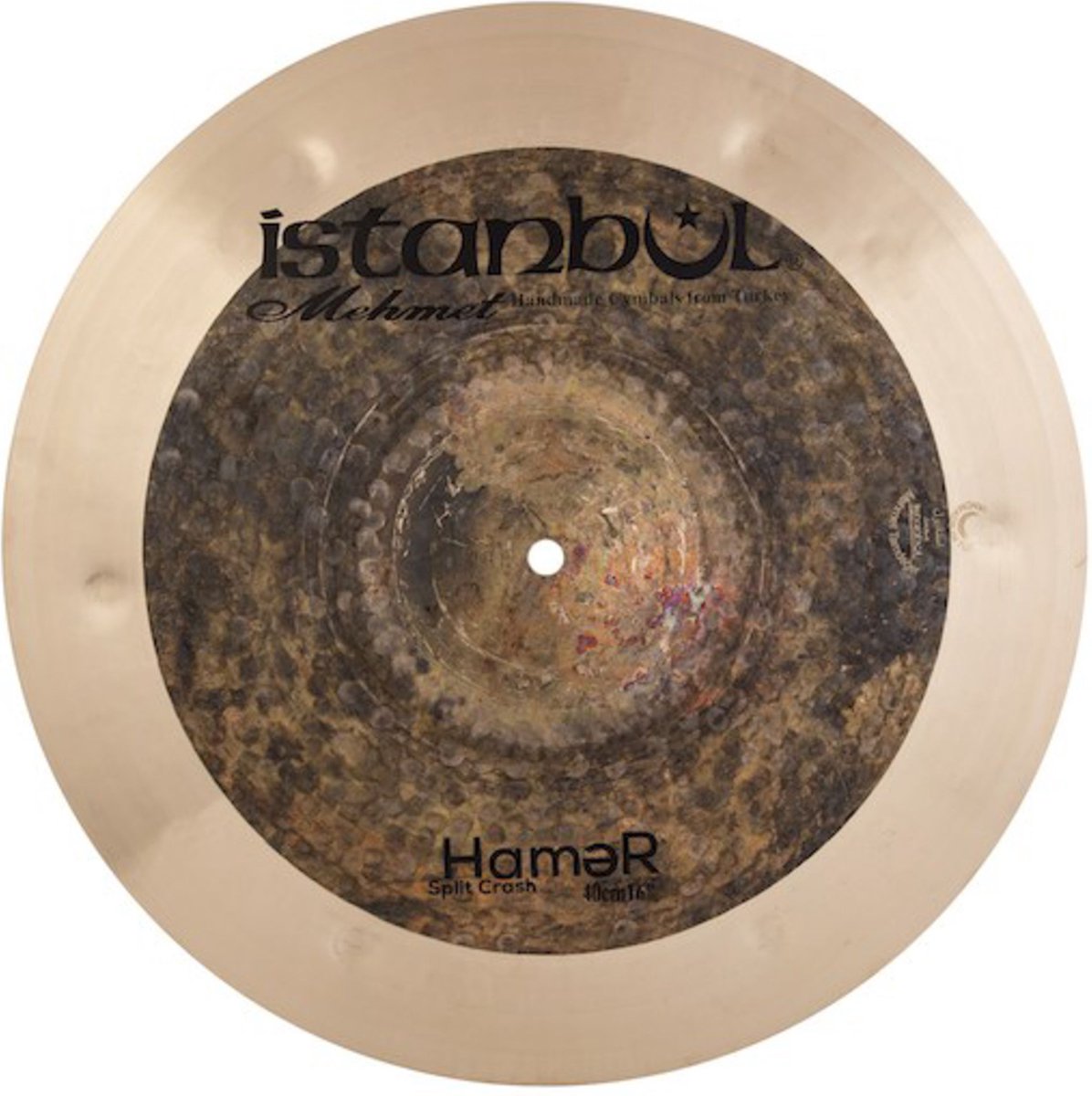 Istanbul Mehmet Cymbals Hamer Split Crash 17" Natural Finish - Crash bekken