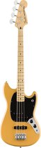 Fender Limited Edition Player Mustang Bass PJ MN Butterscotch Blonde - Elektrische basgitaar