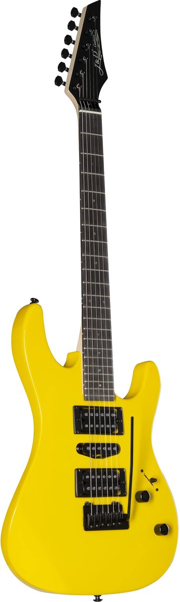 J & D 95 DY Yellow - ST-Style elektrische gitaar