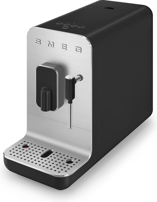 Bediening - Smeg 8017709334857 - SMEG BCC12BLMEU - Espressomachine - Mat zwart - Volautomatisch met stoompijp