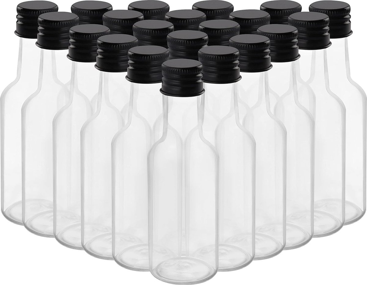 Mini Flacons, 15 pièces, petites bouteilles à remplir, 100ml