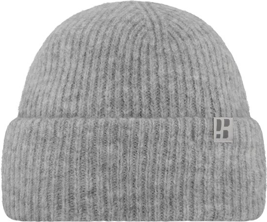 Poederbaas Hat Arctic Beanie - Gris clair - bonnet de ski rond - bonnet de sports d'hiver gris - bonnet homme - bonnet femme - bonnet rond - bonnet Poederbaas - bonnet souple