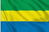 VlagDirect - Gabonese vlag - Gabon vlag - 90 x 150 cm