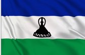 VlagDirect - Lesothaanse vlag - Lesotho vlag - 90 x 150 cm