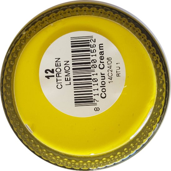 SL - Dekkende Kleurcreme - Citroen Geel - (Schoensmeer - Schoenpoets)