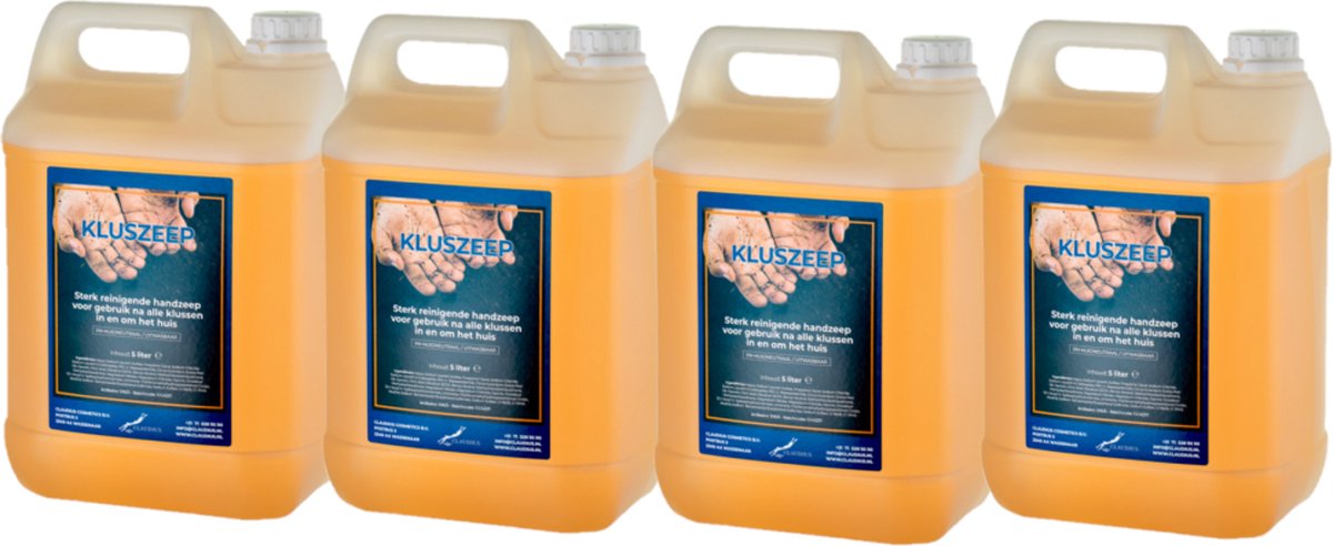 Goedkoopste Claudius Kluszeep 5 liter - set van 4 stuks