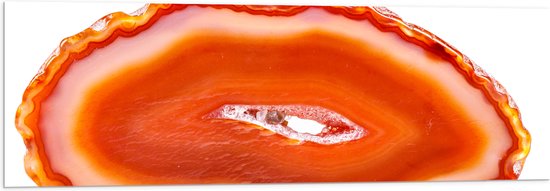 Acrylglas - Kristal - Rood - Geel - Oranje - Roze - 120x40 cm Foto op Acrylglas (Wanddecoratie op Acrylaat)