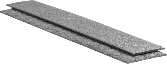 Talen Tools – Ecolat – Tuinafboording – Borderrand – Grijs – 100% gerecycled – 1.2 meter – 4 stuks