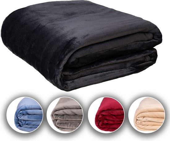 Leisofter Wintersjaal voor heren, lang, van kasjmier, warm, geruit, met dikke franjes, zacht, 180 x 30 cm, Ws016-winered, Eén maat