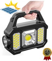 Solar Noodlamp - Kampeerlamp - 4000mAh Powerbank - Zonne-energie Vislamp - Waterbestendig - Tentlamp USB Oplaadbaar - Outdoor Camping Lamp - Noodverlichting