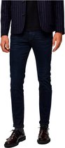 Selected Slim Leon 6155 Super Stretch Jeans Blauw 34 / 30 Man
