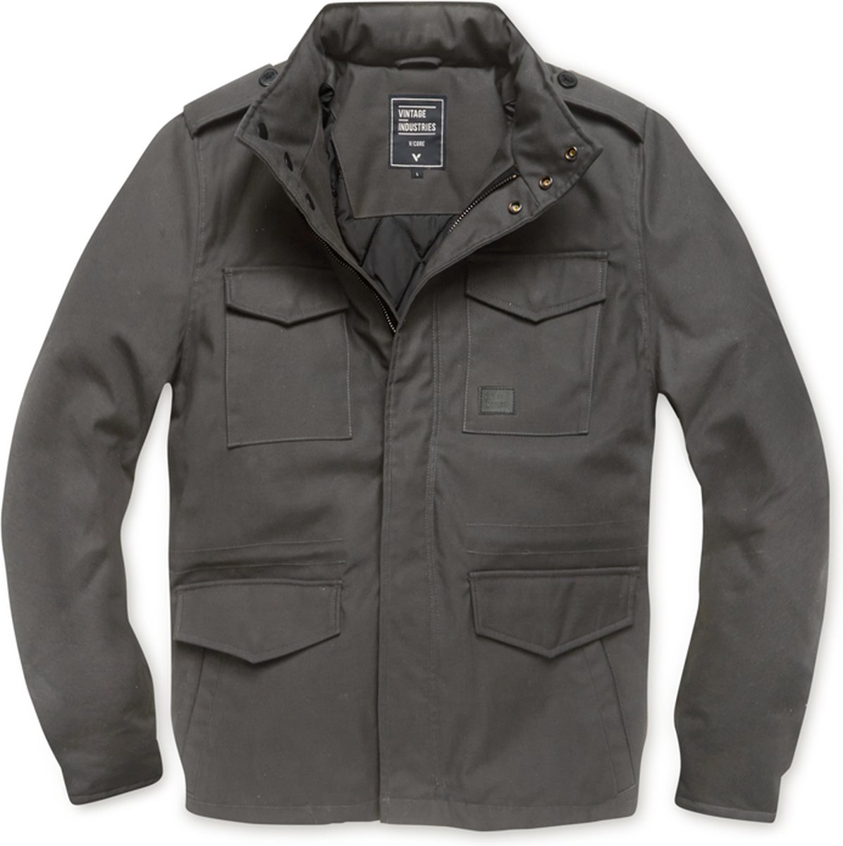 Vintage Industries Brent Parka Grijs