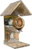 Buzzy Bird - mangeoire à oiseaux pot à beurre d'arachide - 27,5 x 16,5 x 14 cm