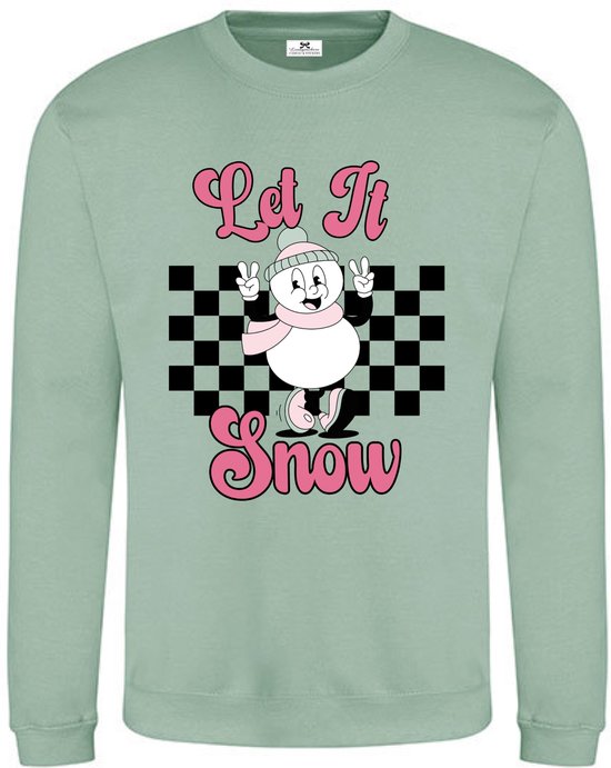 Foute KersttruiSweater kerst outfit kindLet it snowFoute Kerst trui