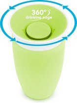 Munchkin Miracle® 360° de Originele Sippy Cup - Oefenbeker voor Baby’s - Anti-Lek Drinkbeker - 296ml - Groen