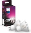 Philips Hue GU10 Duopack - Ambiance blanche et couleur - 2 lampes - Bluetooth