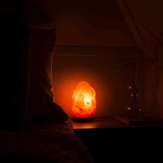 Dimbare Himalaya zoutlamp Ember - 3-4 KG