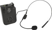 Qtx Sound BHS-174.1 headset microfoon + VHF beltpack voor Busker speaker