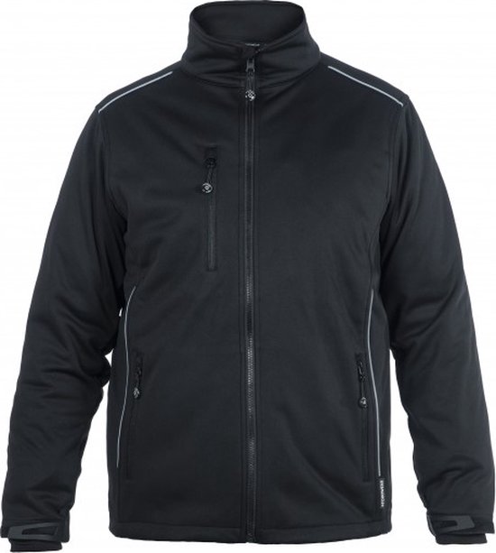 Hydrowear softshell jack Rotterdam zwart maat XXL