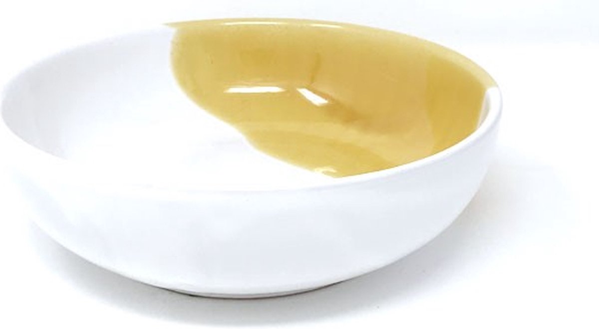 Saladeschaal geel (19 cm)