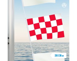 Vlaggenclub.nl Vlag Noord-Brabant - Klein vlaggetje 20x30cm - Brabants Bont