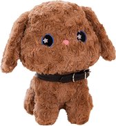 Pluche puppy knuffeldier, Leuke staande honden, Schattige Staande Hond Comfortabel Knuffels Zacht Kussen Speelgoed Geschenken Simulatie 25cm Woondecoratie Voor Kinderen Verjaardag