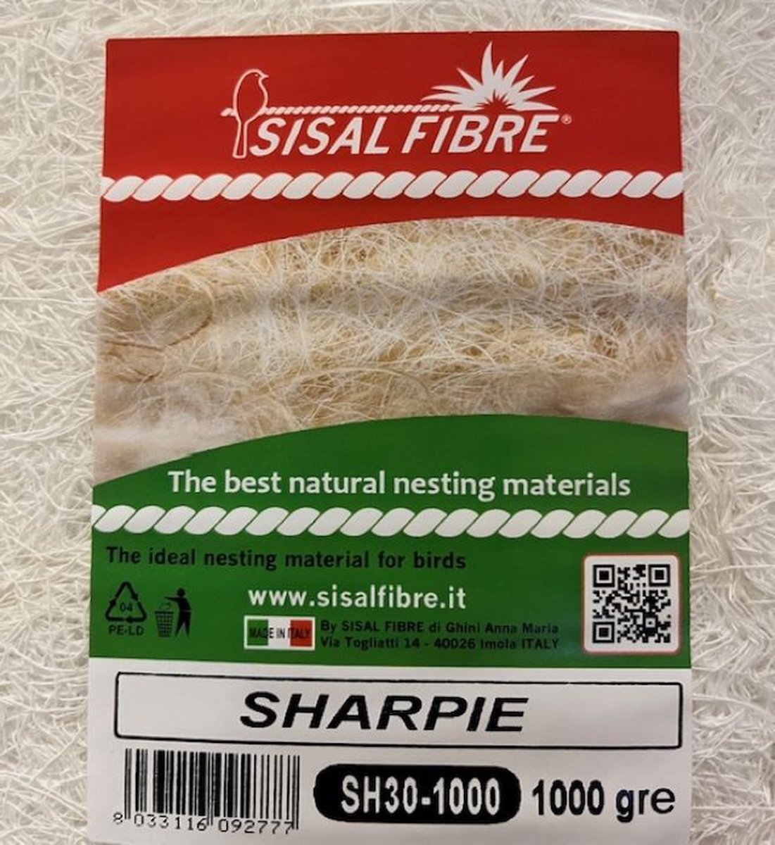 Nestmateriaal Sharpie 1 kg