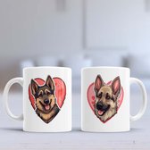 Mok Charlie - German Shepherd - dogs - gift - cadeau - puppies - puppylove - doglover - doggy - honden - puppyliefde - mijnhond - hondenliefde - hondenwereld