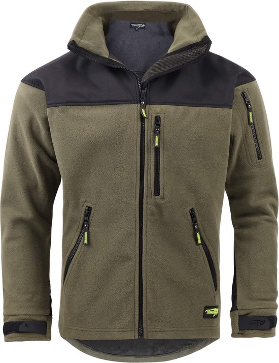 Foto: Legendfossil fleecejack kalmar waterafstotend anti pilling olive black l