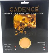 Cadence Imitatie Bladmetaal 25x25 cm Goud 25 vel